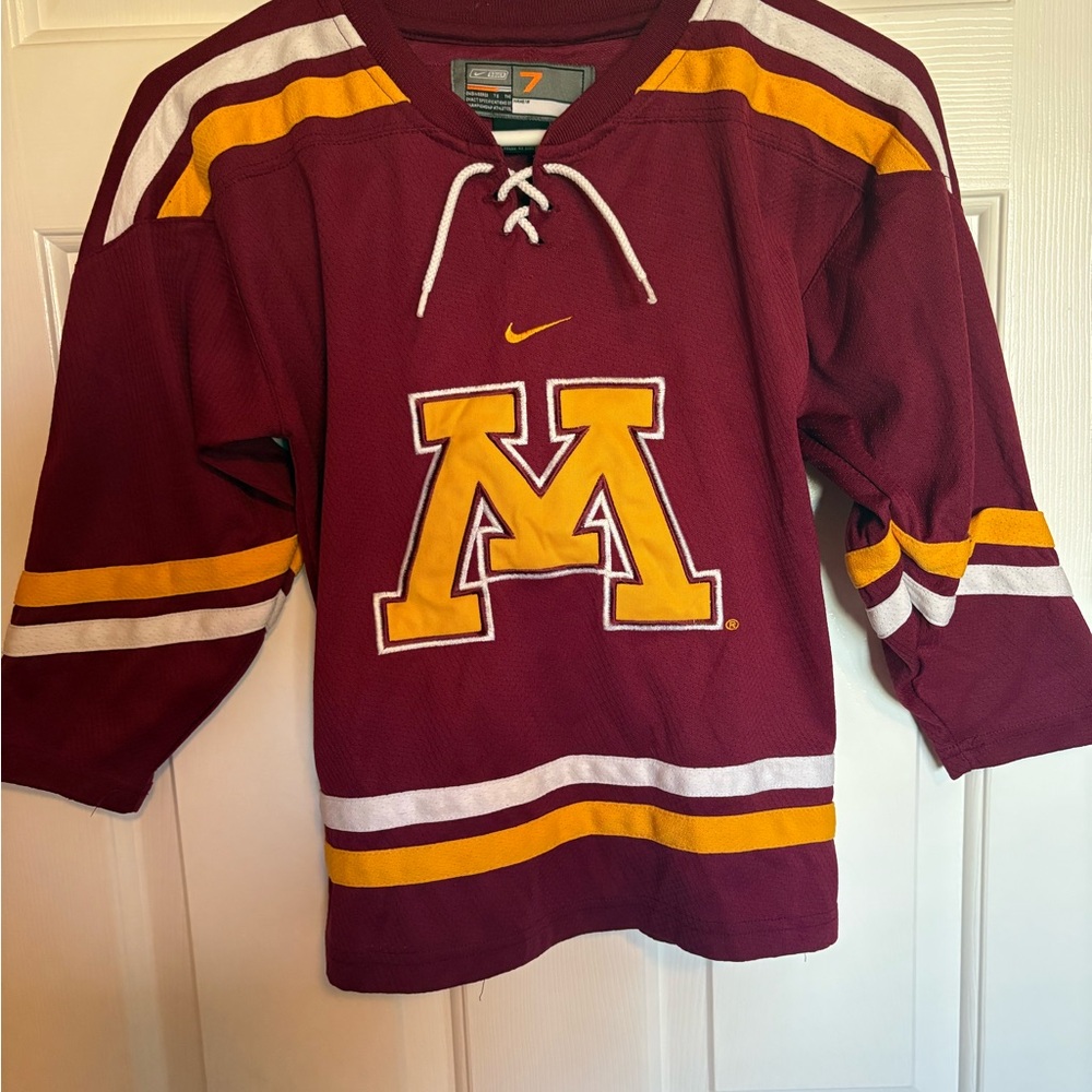 Minnesota Gophers Bauer Maroon and Orange Sports Jersey
